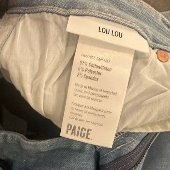 EUC Paige Lou Lou mid-rise flare jeans - women’s size 28 - Picture 10 of 13